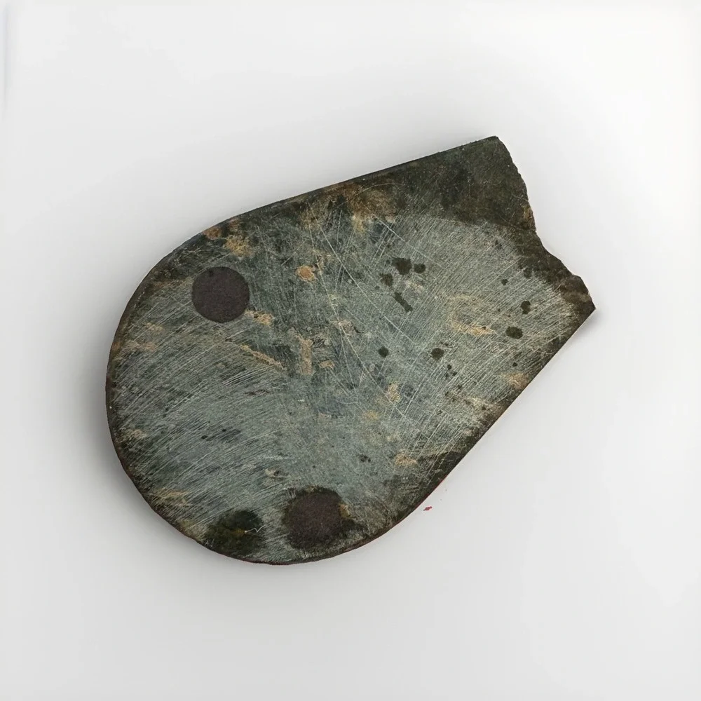 Vintage Green Marble Pipe Cigar Rest Holder Ashtray - READ